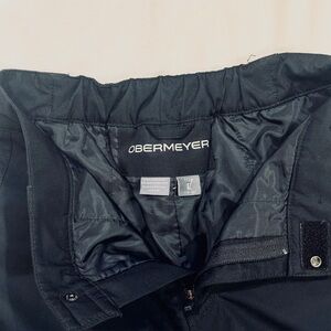Obermeyer Jet Black Insulated Ski Pants
